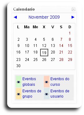 Calendario de eventos