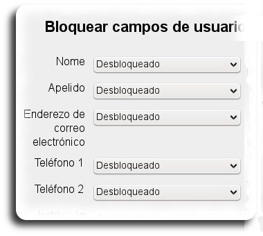 Bloquear campos