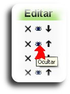 Ocultar a Categoría