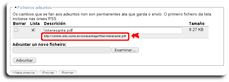 URL do ficheiro adxunto