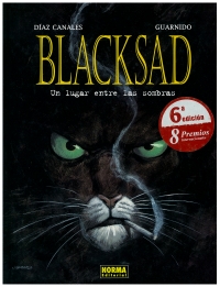 Portada de Blacksad. Un lugar entre las sombras