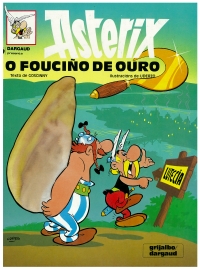 Portada de Astérix. O fouciño de ouro