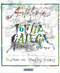 Portada de Antoloxía de poesía galega para nenos