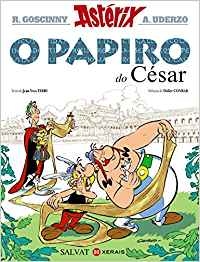 Portada de Astérix. O papiro do César