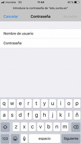 Conexión con iOS