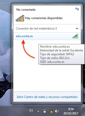 Conexión con Windows 7