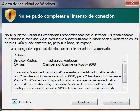 Conexión con Windows 7