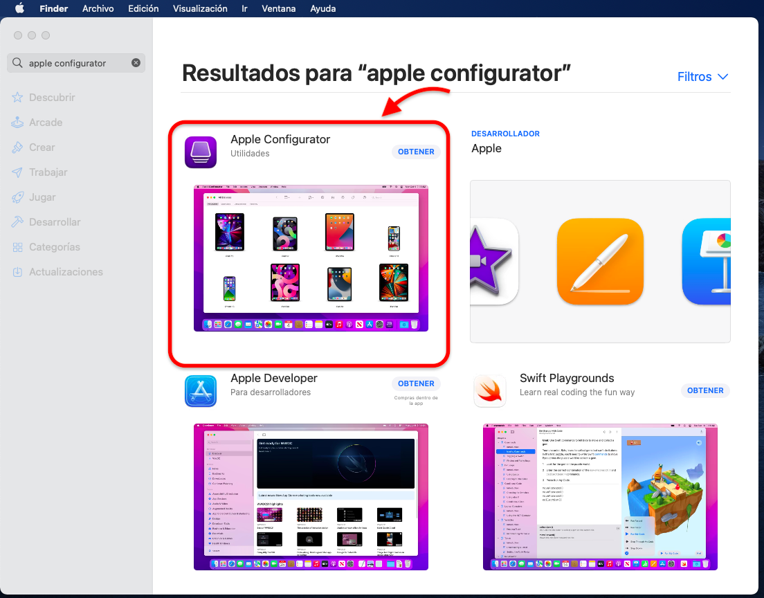 Apple configurator