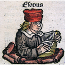 Depiction of Aesop from the Nuremberg Chronicle. Published in 1493