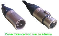 conectores cannon