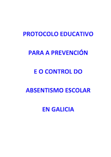 Imaxe do Protocolo Absentismo escolar.