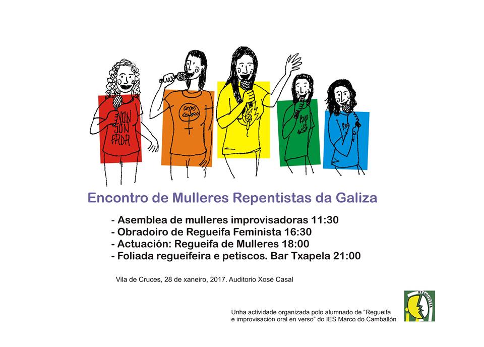 Séchu Sende Xosé Manuel Igresias Encontro de mulleres repentistas, cartaz CC BY-SA 2.0