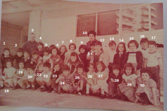 1976/77 - Nados en 1970 - Un dos grupos de 1º