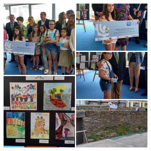 Galería de imaxes da recollida de premios da Muralla de Lugo