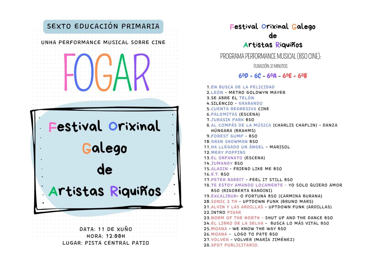 LARGOMETRAXE MUSICAL  - 6ºEP