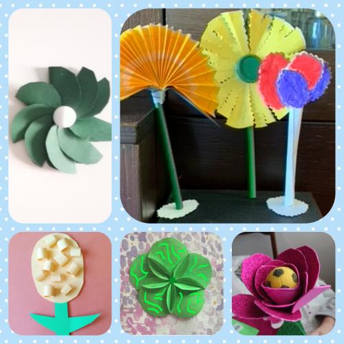 Flower Craft - Easy Paper Flower Craft for Kids and Adults 