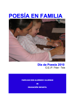 Poesía en familia para as familias da Educación Infantil