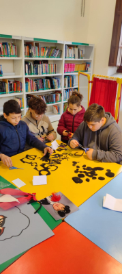 5º visita a a biblioteca municipal
