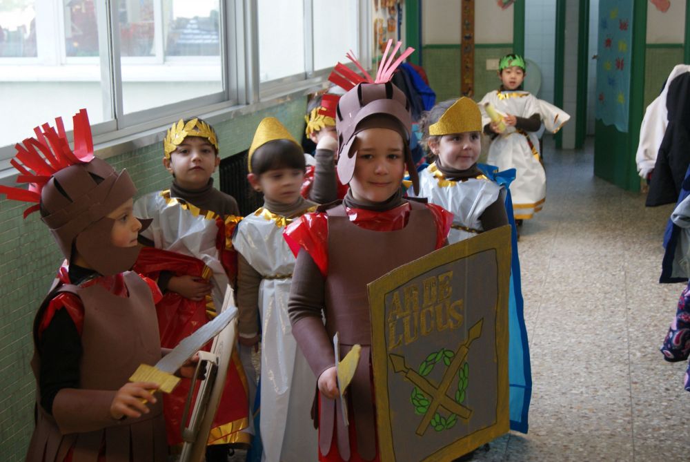 preparados para o desfile
