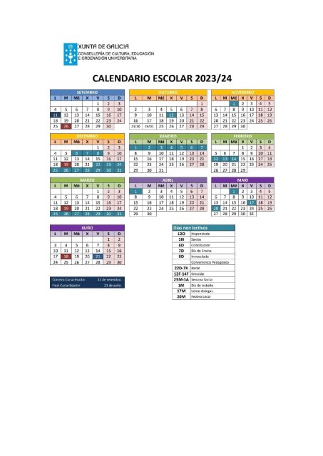 Calendario Escolar 2023-2024