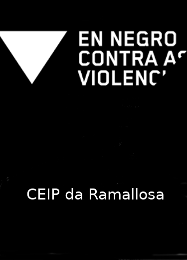 En negro, contra a violencia de xénero.