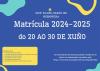 MATRÍCULA 2024-2025
