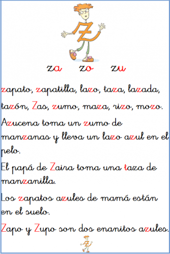 AULA 2º PRIMARIA 2019/20: FICHA DE LECTURA Z