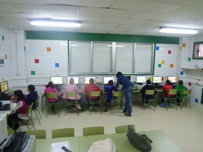 CEIP Plurilingüe Sobreira-Valadares. A Sala de Informática
