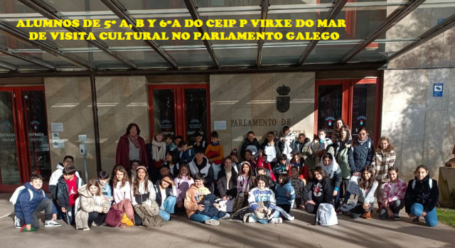 Alumnos de 3º Ciclo no Parlamento