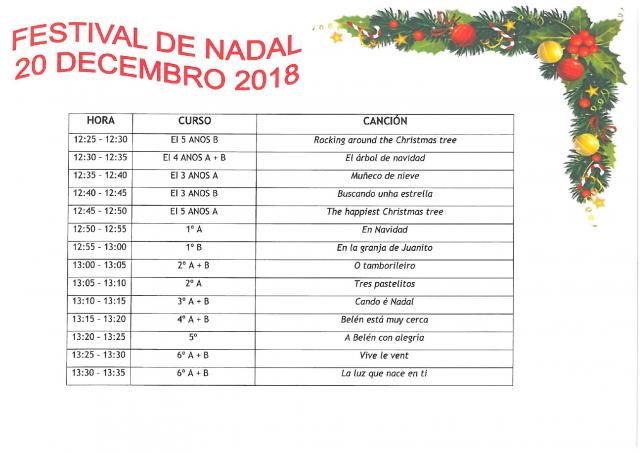 FESTIVAL: NADAL 2018