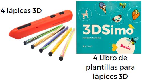 Equipo lápices 3D