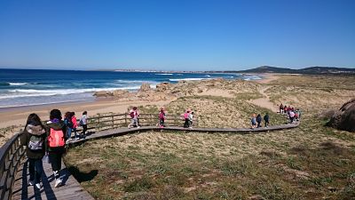 pasarela de Corrubedo