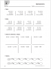 Fichas matematicas 3º B Primaria