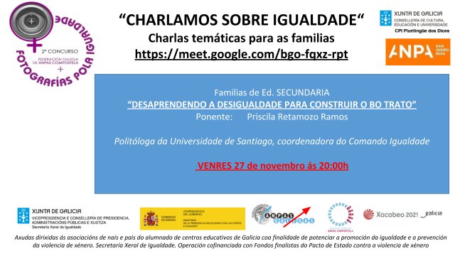 NOVA DATA CHARLA IGUALDADE FAMILIAS SECUNDARIA