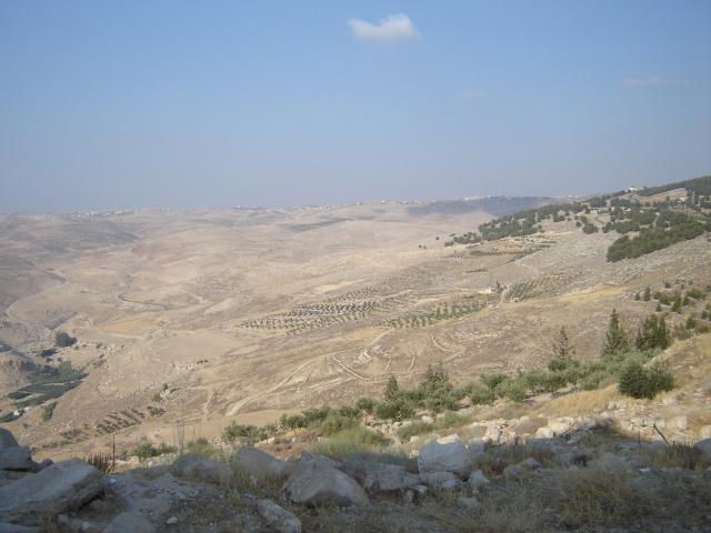 VISTAS DA TERRA PROMETIDA DENDE O MONTE NEBO