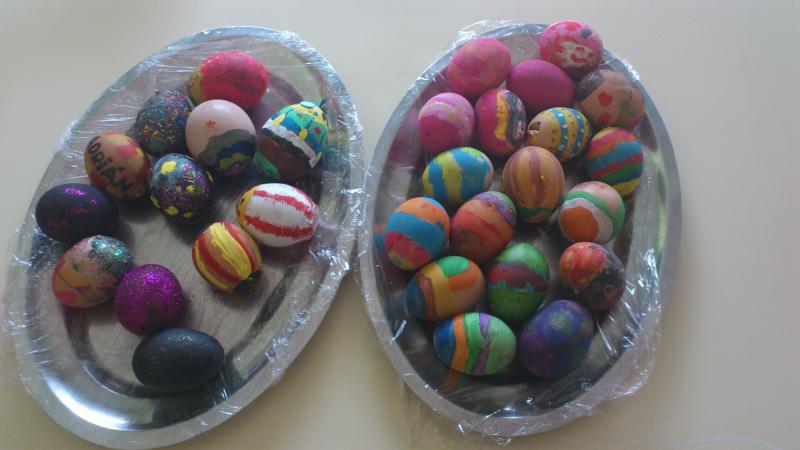 Easter eggs en 4º e 5º