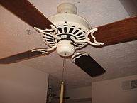 a ceiling fan