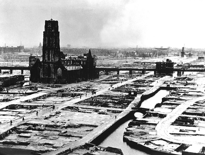 Rotterdam tralos bombardeos de 1940