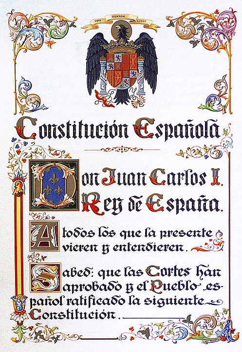 Constitución española 1978