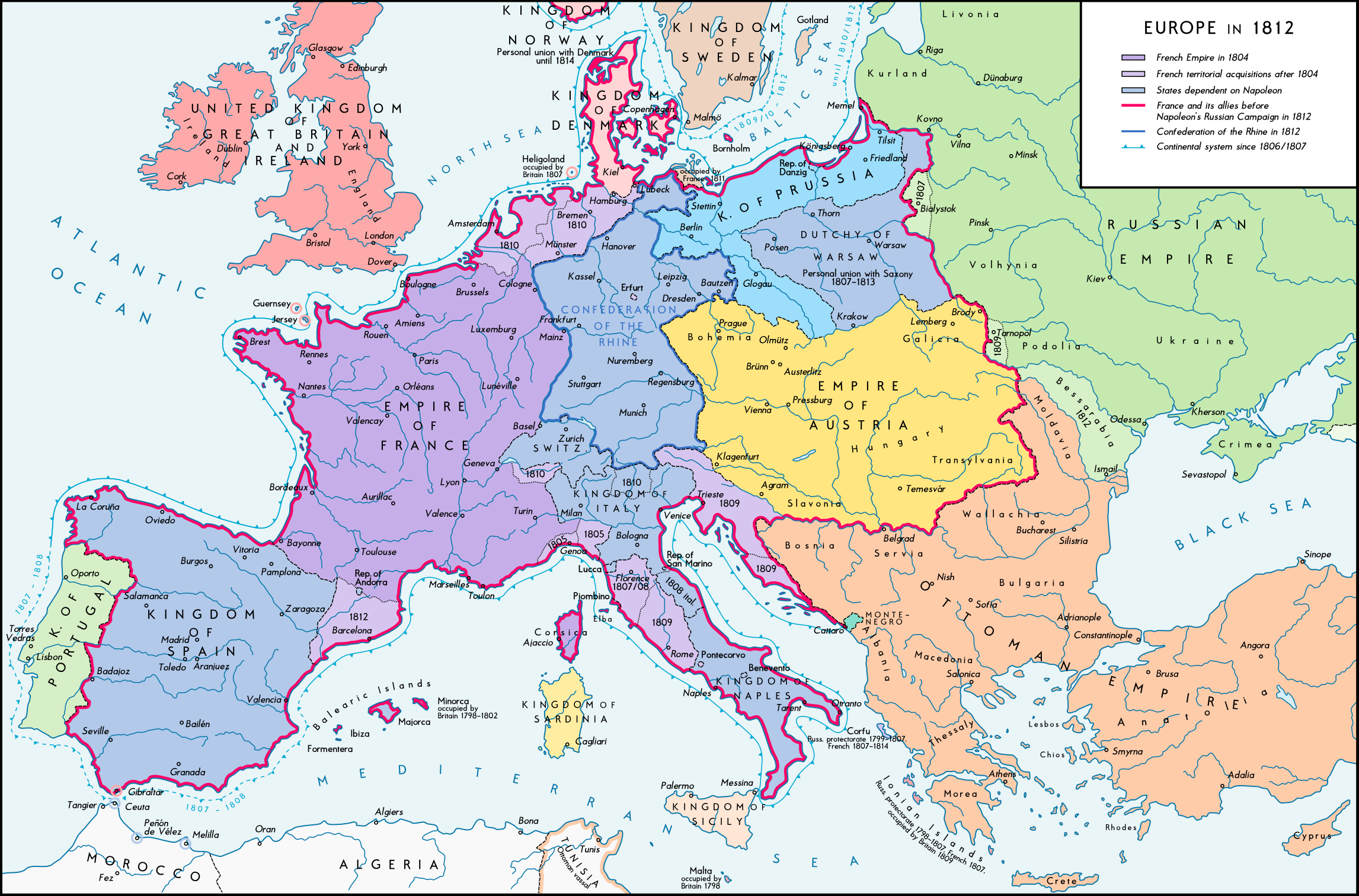 Europe 1812