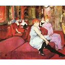 Toulouse-Lautrec, Au Salon de la rue des Moulins