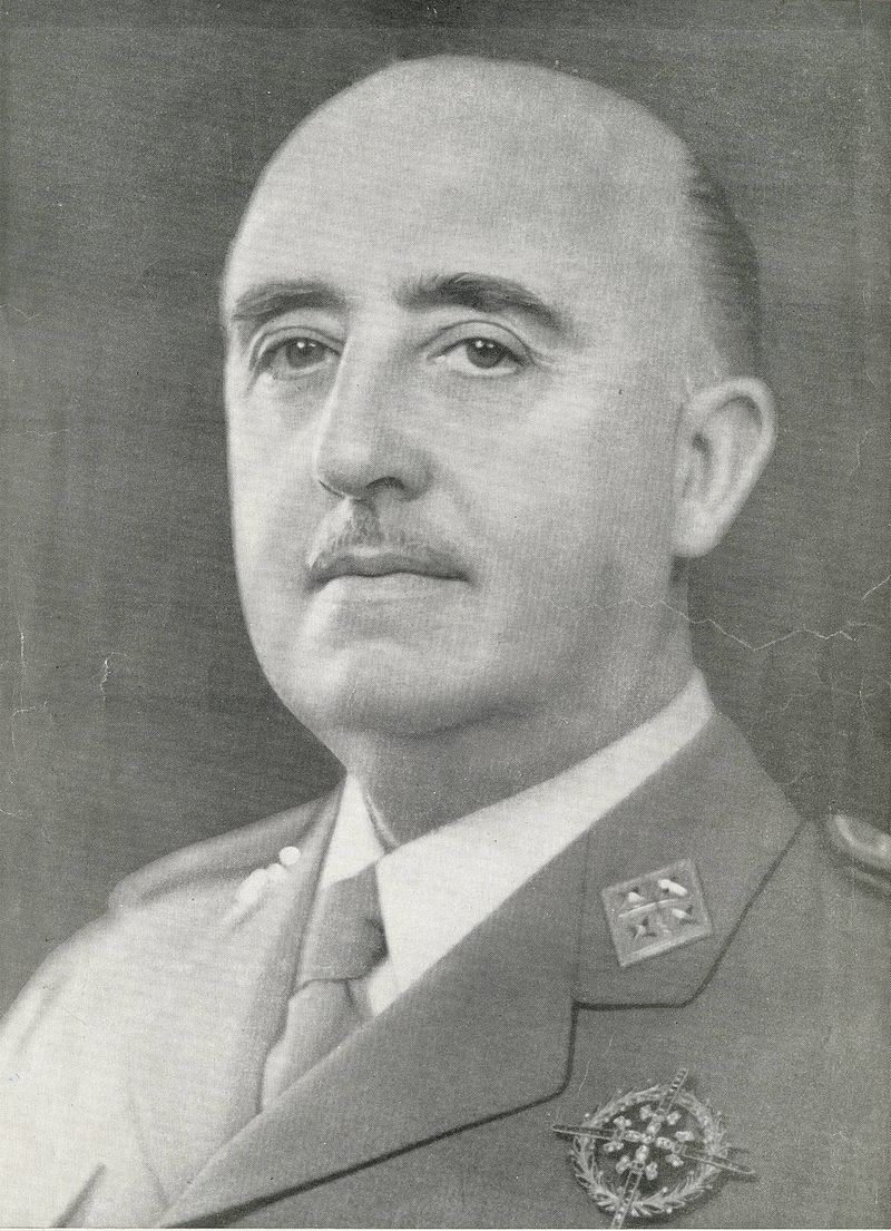 Franco's official portrait