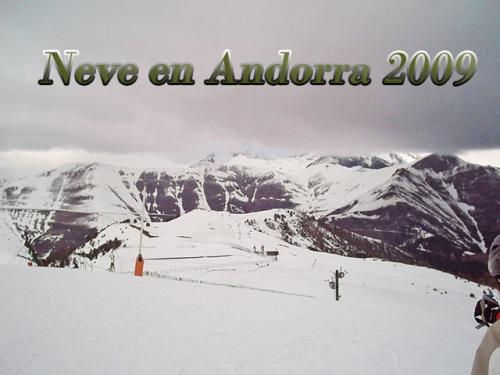Neve en Andorra