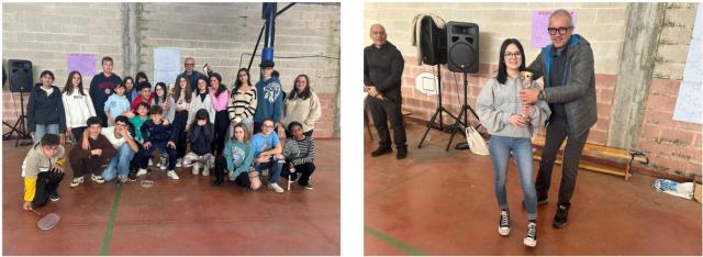 O IES xoga en Cervantes o encontro intercentros de bádminton