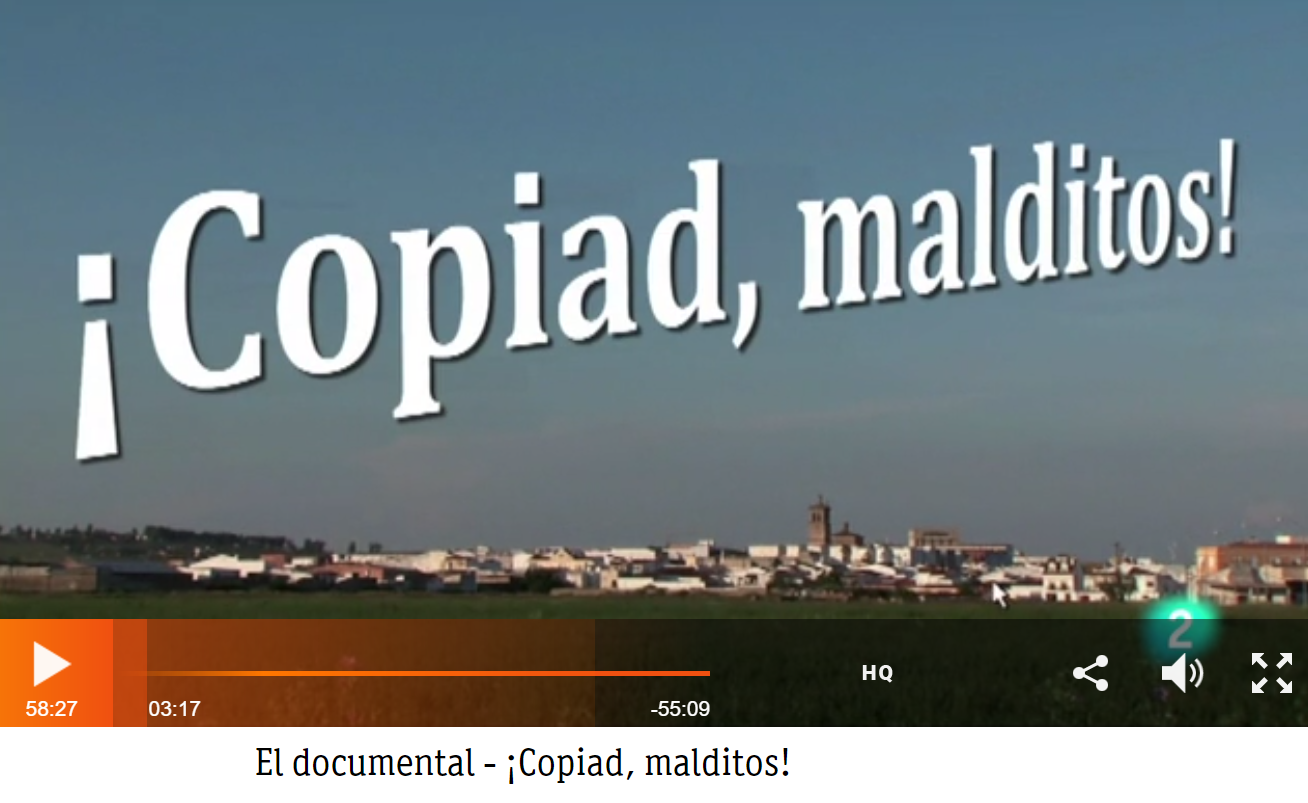 ¡Copiad Malditos!