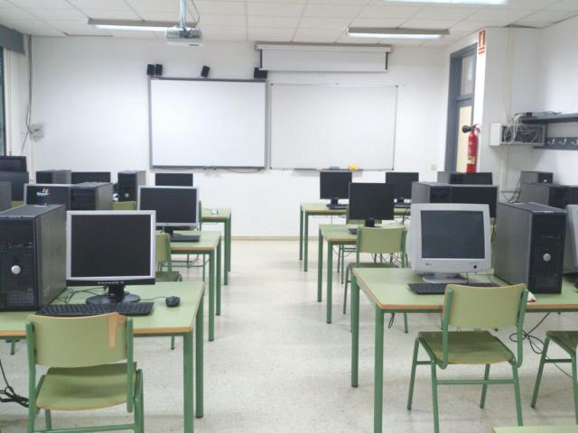 Aula de Informática de ESO e Bacharelato