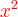  {\color{red} x^2} 