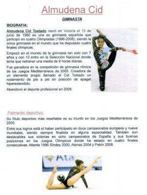 Almudena Cid.Gimnasia Artística.Fani 3º B.2.011
