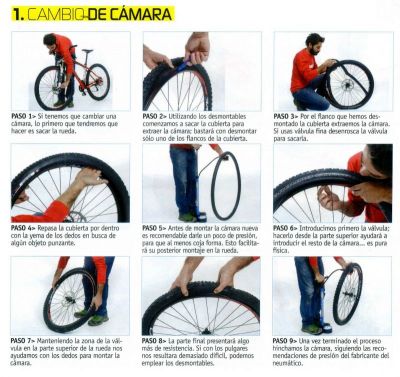 Mountain bike.Arreglo de la bicicleta.1 Cámara.Sport Life 2.013
