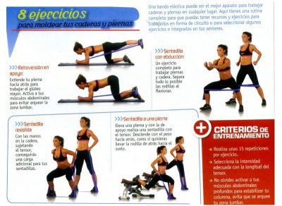 Caderas y piernas.Gomas.Por Domingo Sánchez y César Lloreda.Fuerza.Sport Life 2.011
